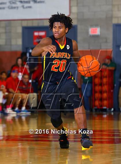 Thumbnail 3 in Los Alamitos vs. Fairfax (Nike Extravaganza) photogallery.