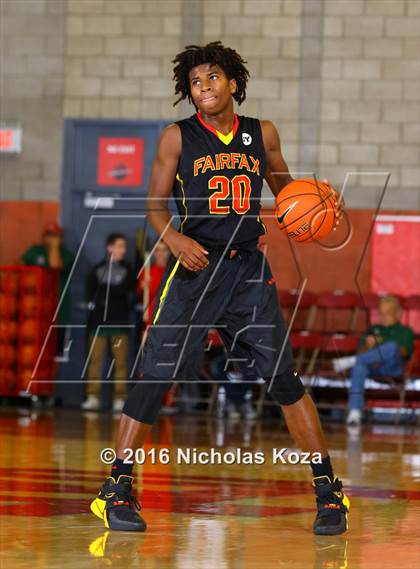 Thumbnail 3 in Los Alamitos vs. Fairfax (Nike Extravaganza) photogallery.