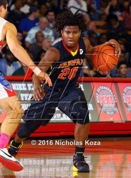 Thumbnail 1 in Los Alamitos vs. Fairfax (Nike Extravaganza) photogallery.