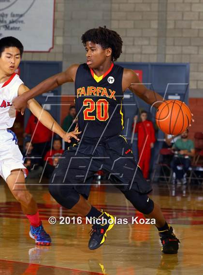 Thumbnail 1 in Los Alamitos vs. Fairfax (Nike Extravaganza) photogallery.