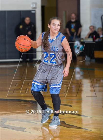 Thumbnail 1 in Dobie vs Jay (McDonald's Texas Invitational) photogallery.
