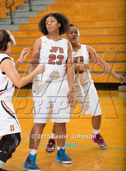 Thumbnail 2 in Dobie vs Jay (McDonald's Texas Invitational) photogallery.