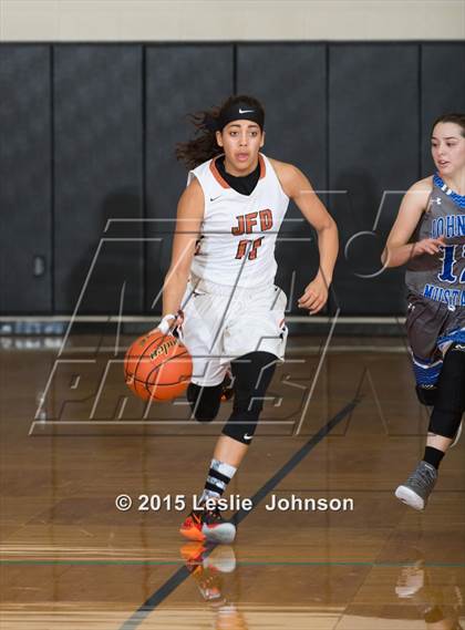 Thumbnail 1 in Dobie vs Jay (McDonald's Texas Invitational) photogallery.