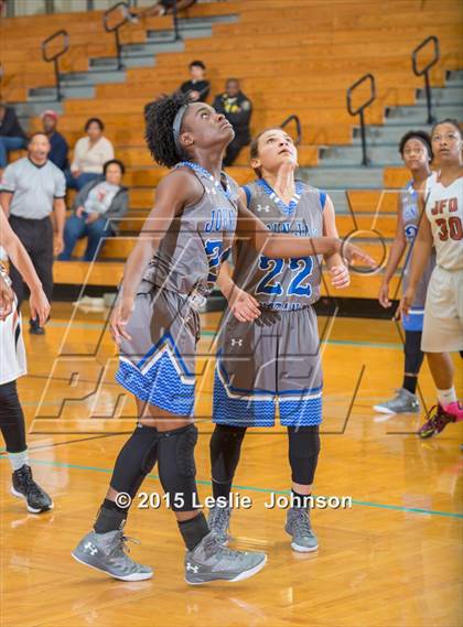 Thumbnail 1 in Dobie vs Jay (McDonald's Texas Invitational) photogallery.