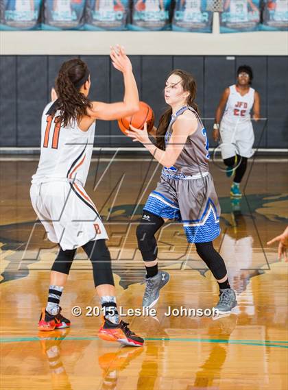 Thumbnail 1 in Dobie vs Jay (McDonald's Texas Invitational) photogallery.