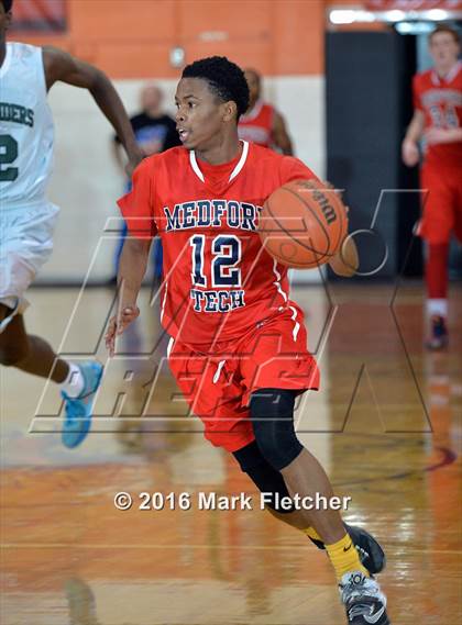 Thumbnail 2 in West Side vs Medford Tech (MLK Basketball Classic) photogallery.