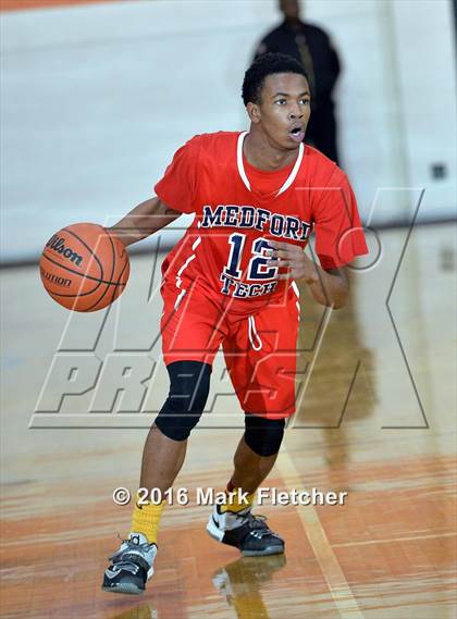 Thumbnail 3 in West Side vs Medford Tech (MLK Basketball Classic) photogallery.