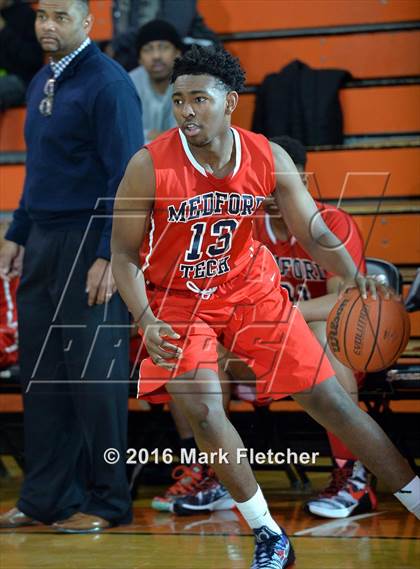 Thumbnail 2 in West Side vs Medford Tech (MLK Basketball Classic) photogallery.