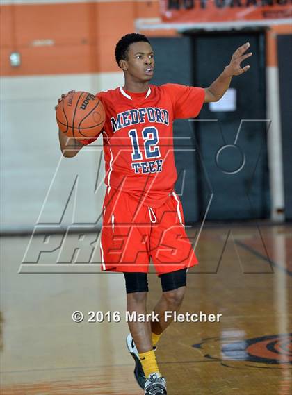 Thumbnail 1 in West Side vs Medford Tech (MLK Basketball Classic) photogallery.
