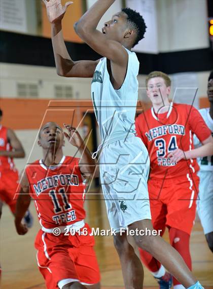 Thumbnail 1 in West Side vs Medford Tech (MLK Basketball Classic) photogallery.
