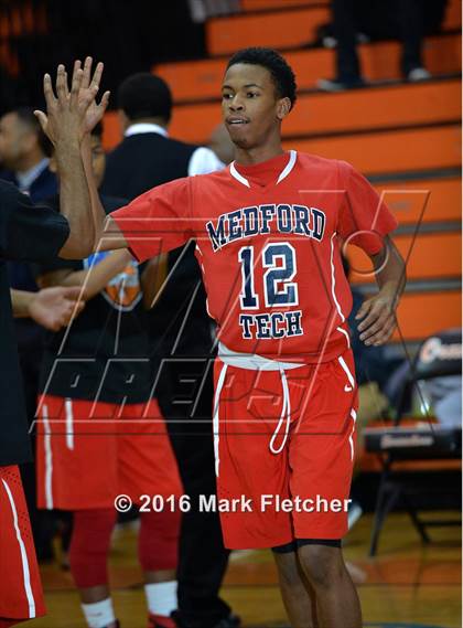 Thumbnail 3 in West Side vs Medford Tech (MLK Basketball Classic) photogallery.