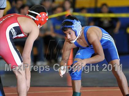 Thumbnail 3 in Del Rio League Varsity Wrestling Championships photogallery.