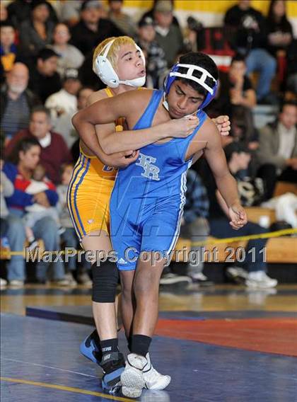 Thumbnail 2 in Del Rio League Varsity Wrestling Championships photogallery.