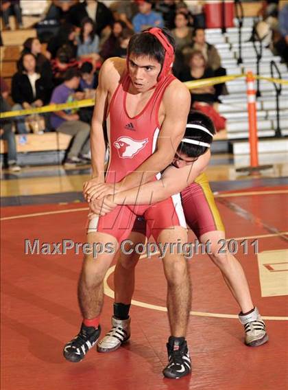 Thumbnail 3 in Del Rio League Varsity Wrestling Championships photogallery.