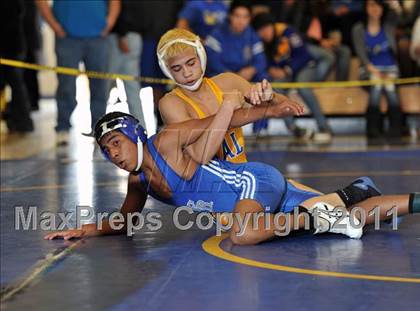 Thumbnail 2 in Del Rio League Varsity Wrestling Championships photogallery.