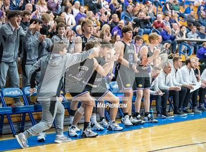 Thumbnail 2 in Guerin Catholic vs. Indianapolis Bishop Chatard (IHSAA 3A Sectional 27 final) photogallery.