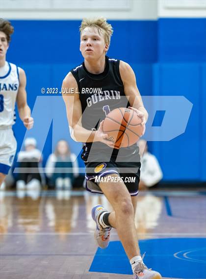 Thumbnail 1 in Guerin Catholic vs. Indianapolis Bishop Chatard (IHSAA 3A Sectional 27 final) photogallery.