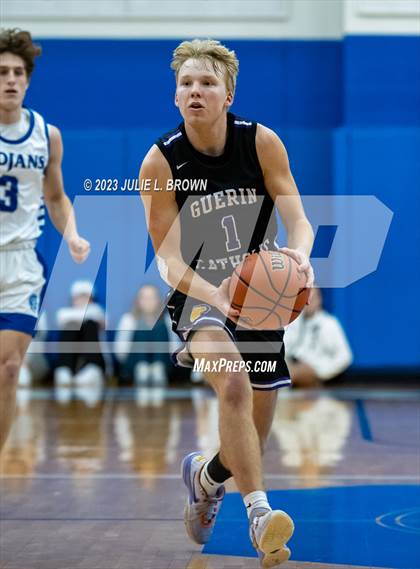 Thumbnail 3 in Guerin Catholic vs. Indianapolis Bishop Chatard (IHSAA 3A Sectional 27 final) photogallery.