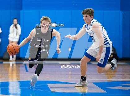 Thumbnail 1 in Guerin Catholic vs. Indianapolis Bishop Chatard (IHSAA 3A Sectional 27 final) photogallery.