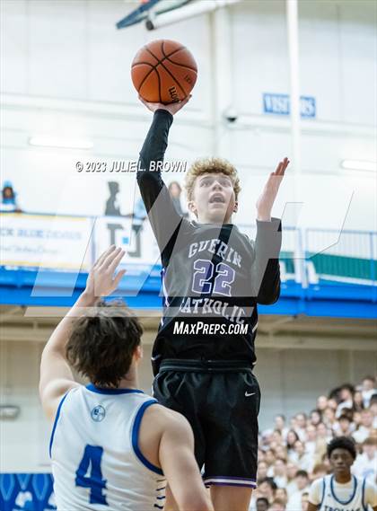 Thumbnail 1 in Guerin Catholic vs. Indianapolis Bishop Chatard (IHSAA 3A Sectional 27 final) photogallery.