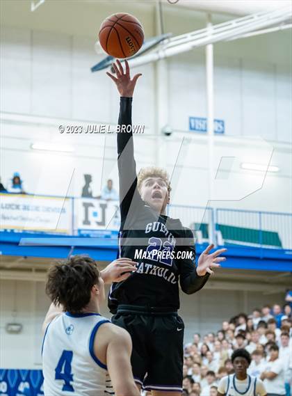 Thumbnail 3 in Guerin Catholic vs. Indianapolis Bishop Chatard (IHSAA 3A Sectional 27 final) photogallery.