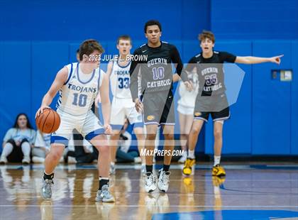Thumbnail 3 in Guerin Catholic vs. Indianapolis Bishop Chatard (IHSAA 3A Sectional 27 final) photogallery.