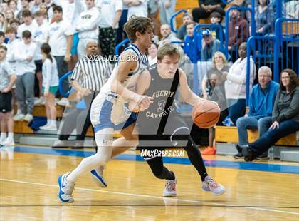 Thumbnail 2 in Guerin Catholic vs. Indianapolis Bishop Chatard (IHSAA 3A Sectional 27 final) photogallery.