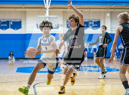 Thumbnail 3 in Guerin Catholic vs. Indianapolis Bishop Chatard (IHSAA 3A Sectional 27 final) photogallery.