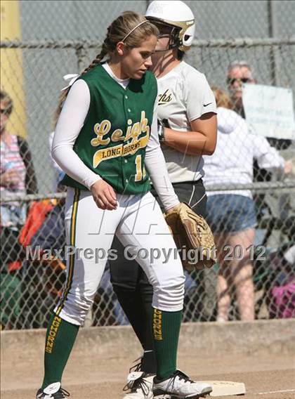 Thumbnail 2 in Leigh vs. Archbishop Mitty (CIF CCS D2 Final) photogallery.