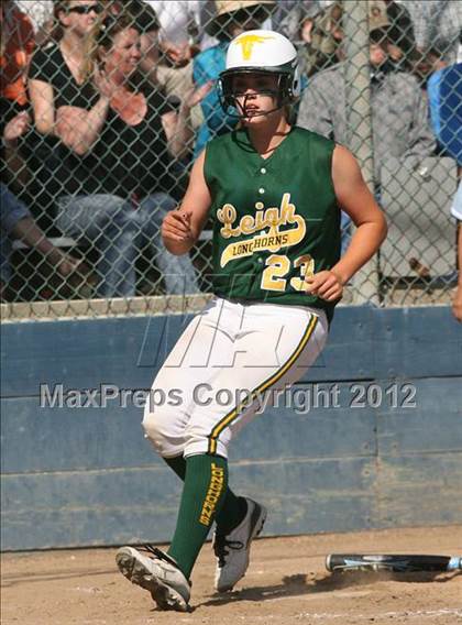 Thumbnail 2 in Leigh vs. Archbishop Mitty (CIF CCS D2 Final) photogallery.
