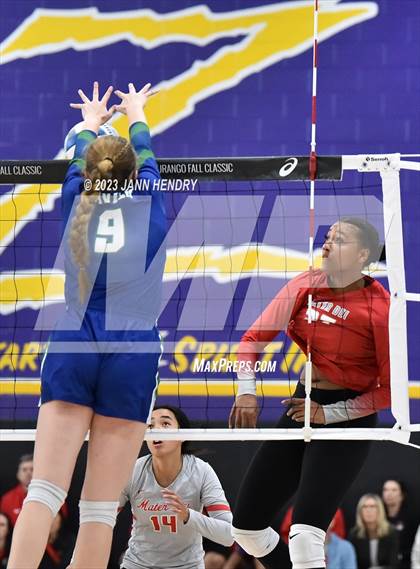 Thumbnail 2 in Mater Dei @ Xavier College Prep (Durango Fall Classic) photogallery.