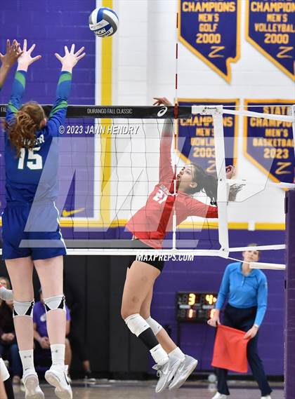 Thumbnail 3 in Mater Dei @ Xavier College Prep (Durango Fall Classic) photogallery.