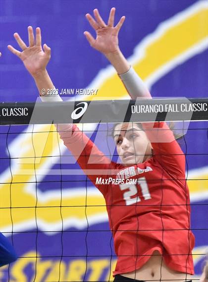 Thumbnail 2 in Mater Dei @ Xavier College Prep (Durango Fall Classic) photogallery.