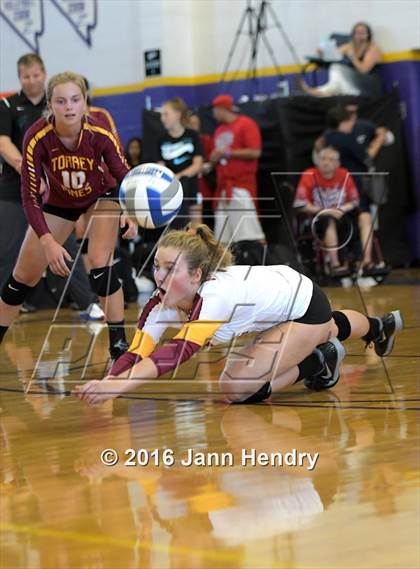 Thumbnail 3 in Xavier College Prep vs. Torrey Pines (Durango Fall Classic) photogallery.