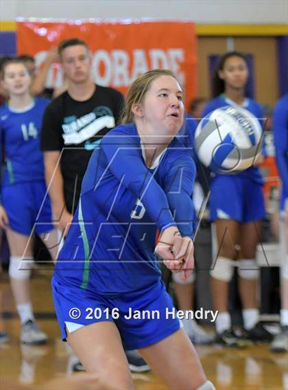 Thumbnail 1 in Xavier College Prep vs. Torrey Pines (Durango Fall Classic) photogallery.