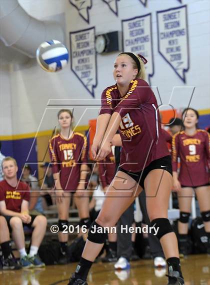 Thumbnail 3 in Xavier College Prep vs. Torrey Pines (Durango Fall Classic) photogallery.
