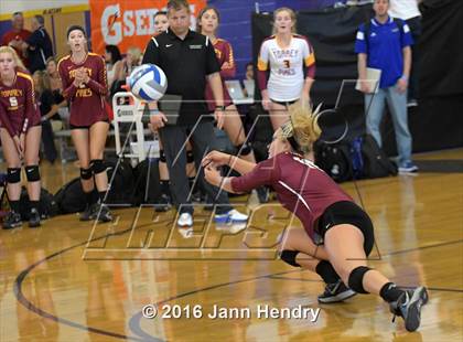 Thumbnail 3 in Xavier College Prep vs. Torrey Pines (Durango Fall Classic) photogallery.