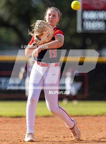 Thumbnail 2 in Cy-Fair @ Katy (UIL 6A Softball Area Playoff) photogallery.