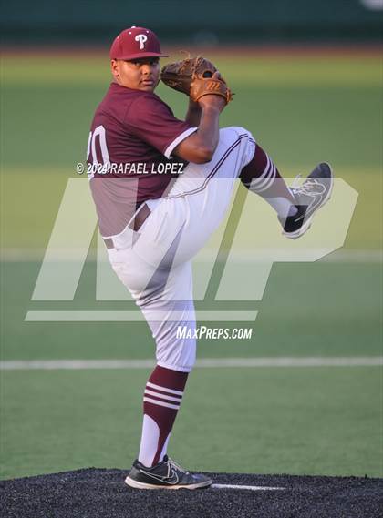 Thumbnail 1 in Memorial vs. Pearland (UIL Baseball 6A Region 3 Regional Semifinal) photogallery.