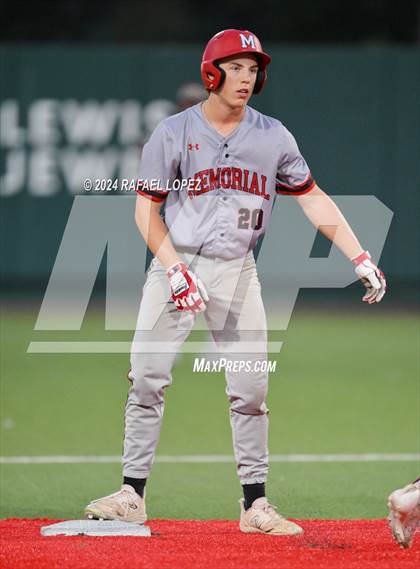 Thumbnail 1 in Memorial vs. Pearland (UIL Baseball 6A Region 3 Regional Semifinal) photogallery.
