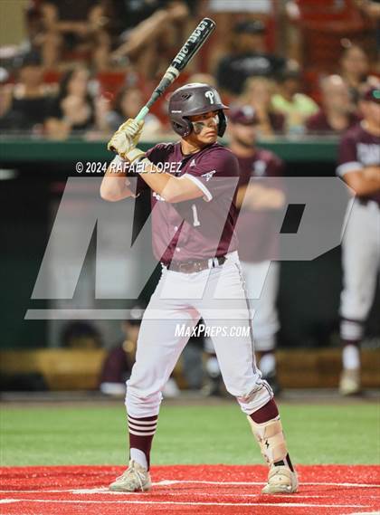 Thumbnail 3 in Memorial vs. Pearland (UIL Baseball 6A Region 3 Regional Semifinal) photogallery.