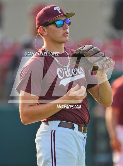 Thumbnail 1 in Memorial vs. Pearland (UIL Baseball 6A Region 3 Regional Semifinal) photogallery.