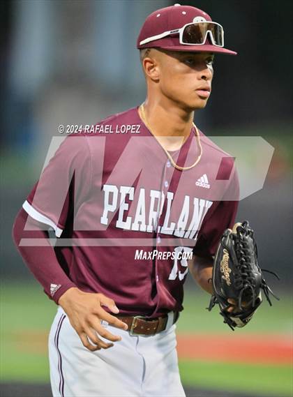 Thumbnail 2 in Memorial vs. Pearland (UIL Baseball 6A Region 3 Regional Semifinal) photogallery.