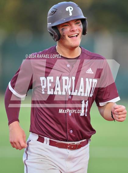 Thumbnail 2 in Memorial vs. Pearland (UIL Baseball 6A Region 3 Regional Semifinal) photogallery.