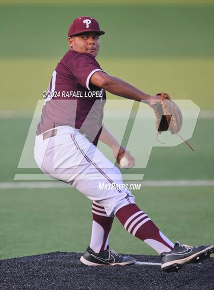 Thumbnail 2 in Memorial vs. Pearland (UIL Baseball 6A Region 3 Regional Semifinal) photogallery.
