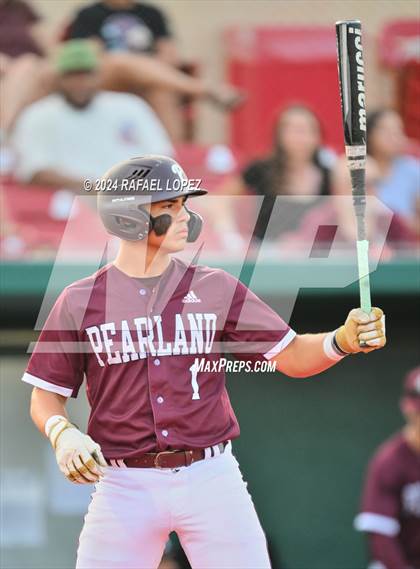 Thumbnail 3 in Memorial vs. Pearland (UIL Baseball 6A Region 3 Regional Semifinal) photogallery.