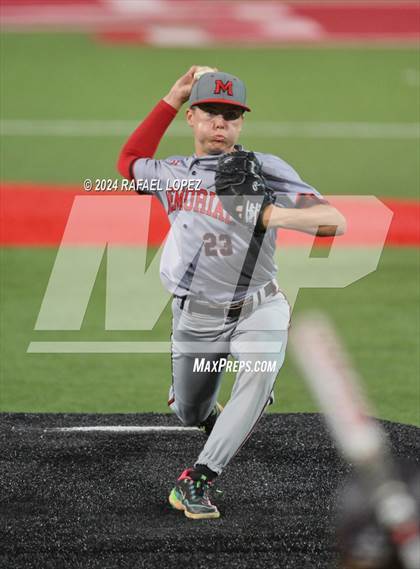 Thumbnail 1 in Memorial vs. Pearland (UIL Baseball 6A Region 3 Regional Semifinal) photogallery.