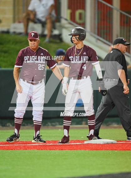 Thumbnail 3 in Memorial vs. Pearland (UIL Baseball 6A Region 3 Regional Semifinal) photogallery.