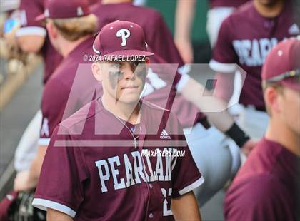 Thumbnail 3 in Memorial vs. Pearland (UIL Baseball 6A Region 3 Regional Semifinal) photogallery.