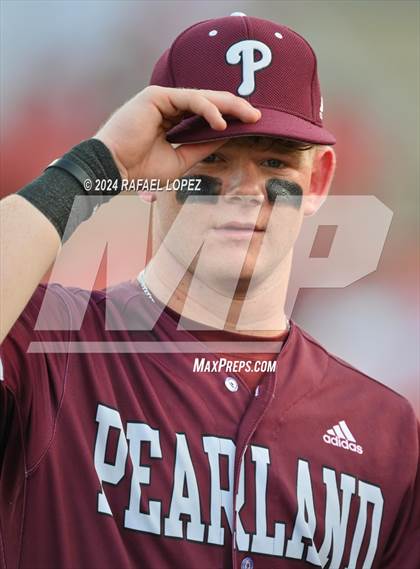 Thumbnail 2 in Memorial vs. Pearland (UIL Baseball 6A Region 3 Regional Semifinal) photogallery.